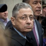 Former Democratic New York State Assembly Speaker Sheldon Silver exits Manhattan Federal District Court after being sentenced to 12 years on corruption related charges, Tuesday, May 3, 2016. Photo Credit: Bryan R. Smith / Bryan R. Smith