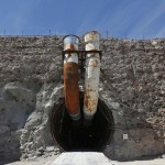 The portal of a five-mile-long tunnel into Yucca Mountain in Nevada, where the Energy Department wants to bury 70,000 metric tons of radioactive waste. Photo credit: Los Angeles Times report, 3/29/17