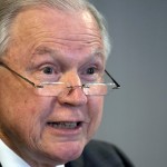 Attorney General Jeff Sessions speaks at the Executive Office for Immigration Review in Falls Church, Va. Photo credit: Sait Serkan Gurbuz/AP as reported by The Washington Post, 10/12/17.