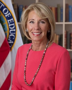 Education Secretary Betsy DeVos. Photo Credit: Wikipedia