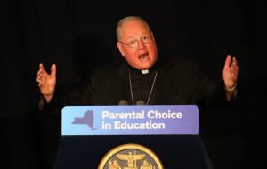 Cardinal Timothy Dolan. Photo credit: Mark Mulville as reported in The Buffalo News on 3/20/18.