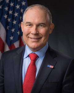 Scott Pruitt, Administrator of the Environmental Protection Agency Photo Credit: Wikipedia